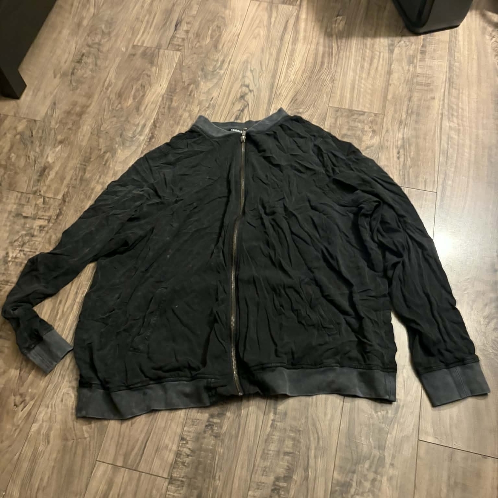 torrid Black Zip-Up Sweater Jacket